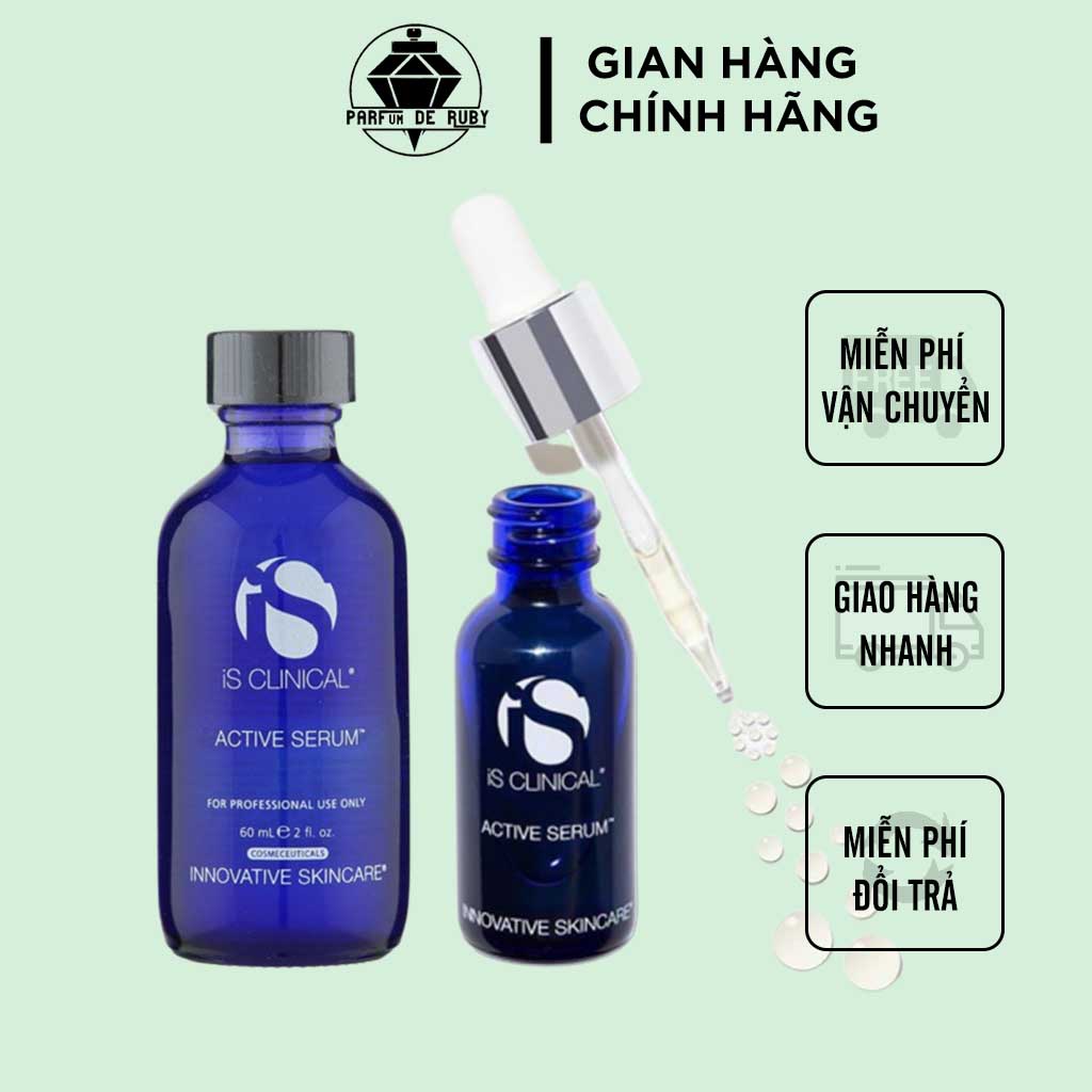 Serum Đặc 𝐓𝐫𝐢̣ Mụn Chống Lão Hóa, Làm Sáng Và Căng Da IS Clinical Active 60ml