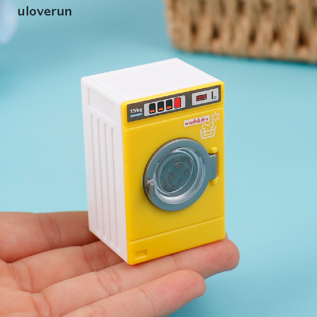Mô Hình Máy Giặt Mini Tỉ Lệ 1: 12 Trang Trí Nhà Búp Bê