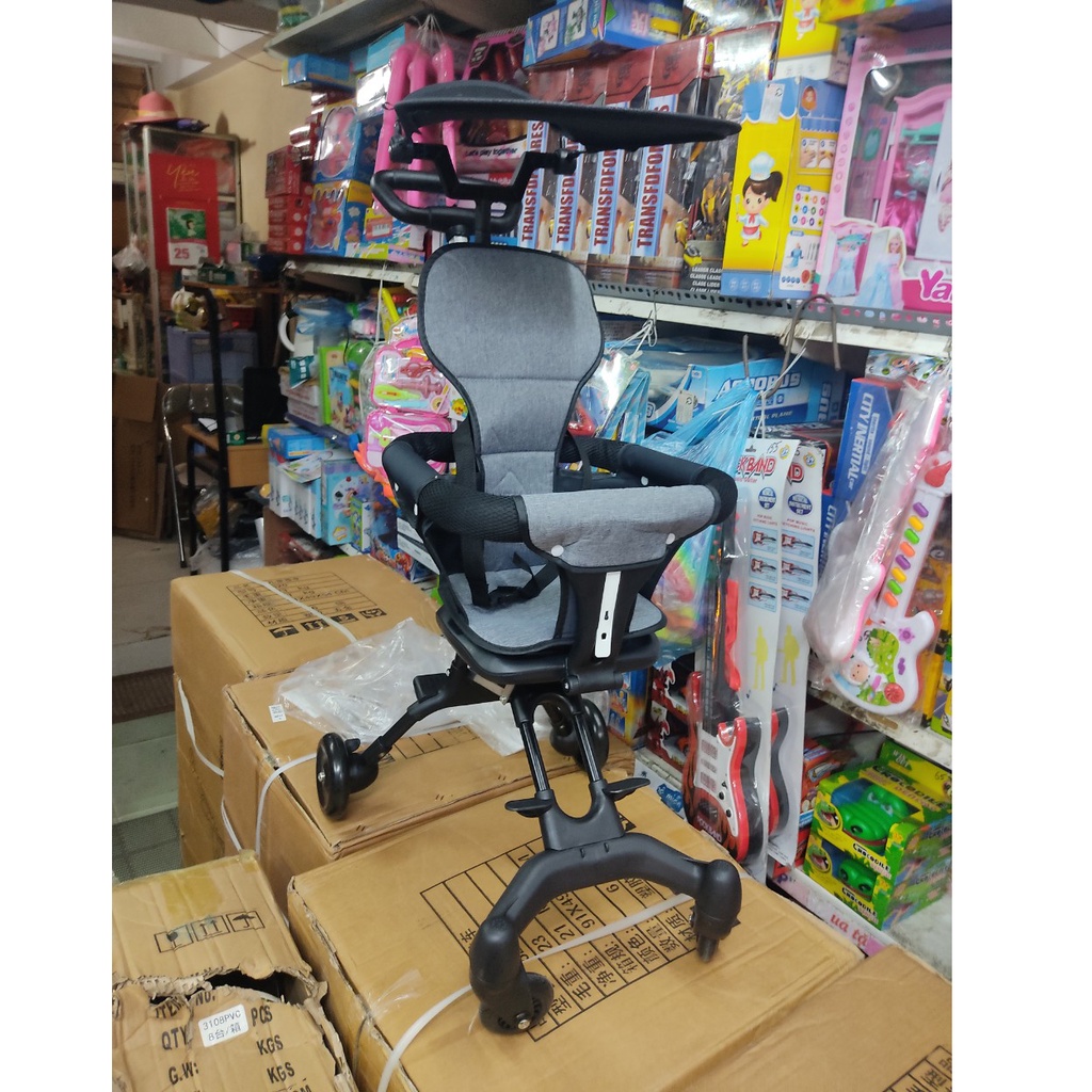 (Chuẩn Giá) Xe đẩy 518 gấp siêu gọn nhẹ 2 chiều đi dạo và du lịch cho trẻ em (Đầy đủ phụ kiện)