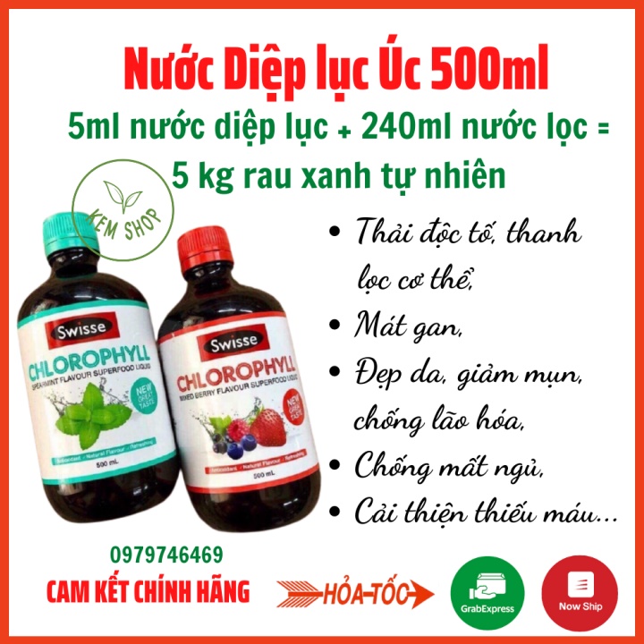 Nước Diệp Lục Swisse Chlorophyll