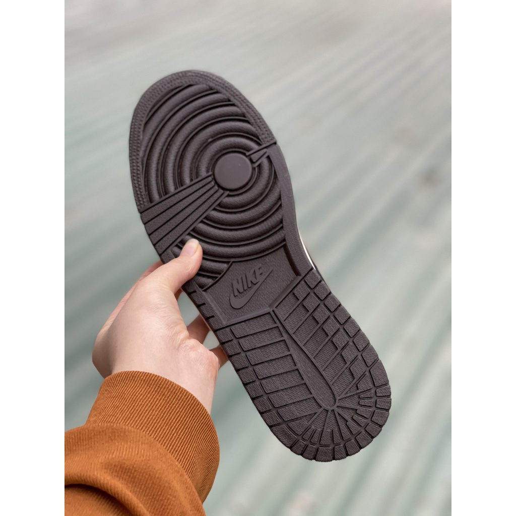 Giày Jordan Cổ Thấp, Giày Jodan Travis Scott Low màu Nâu Hàng Đẹp Full Box, Bill