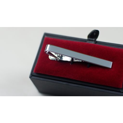 Kẹp Cà Vạt Bạc 6cm - Khắc Tên Theo Yêu Cầu