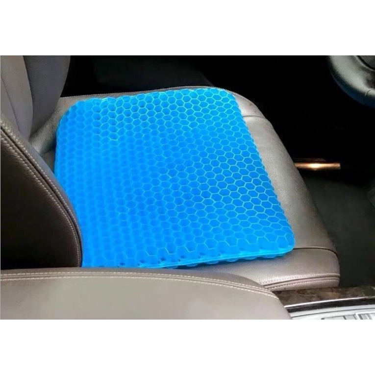 Đệm ngồi 3D Silicon cao cấp thoáng khí chống đau mỏi tặng kèm vỏ - Cấu trúc tổ ong 3D