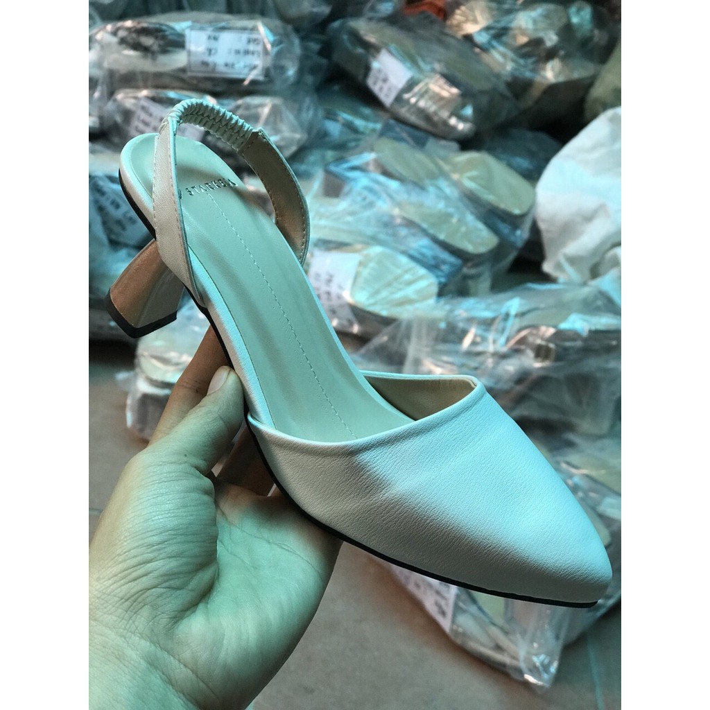 Guốc tiểu thư bít mũi đế 5cm ( kèm ảnh thật)