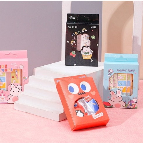 Băng Keo Cá Nhân Hình Dễ Thương Hộp 20 Cái