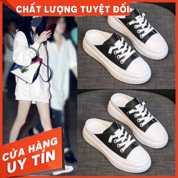 [FREE SHIP] Giày sục thể thao nữ tăng chiều cao 5cm thiết kế sang trọng