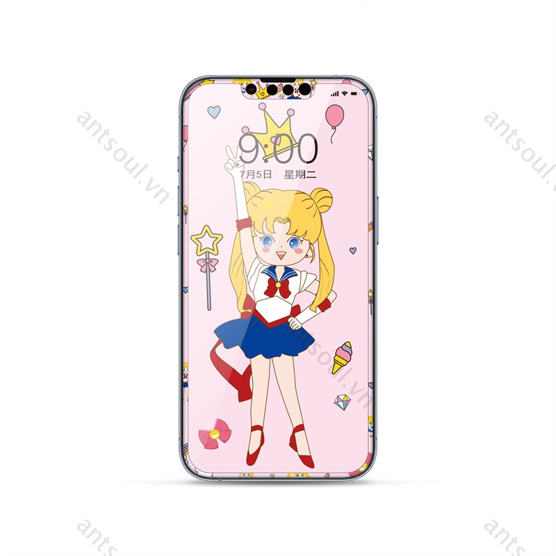 Kính cường lực bảo vệ màn hình hoạt hình thích hợp cho Iphone 13 Pro Max Iphone13 13pro 6.1 6.7&quot; kèm phụ kiện