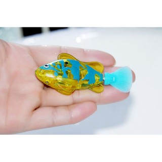 Cá cảnh chạy pin có đèn led Robo Fish
