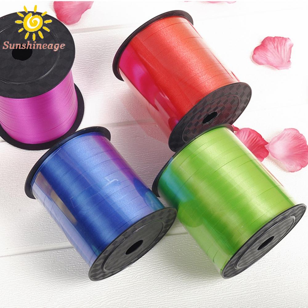 Cuộn Dây Ruy Băng Bản Rộng 5mm Dài 250 Yard Nhiều Màu Sắc Dùng Gói Quà Sinh Nhật / Đám Cướ