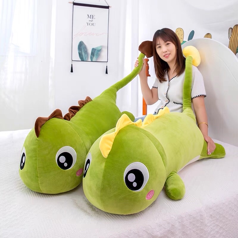 Gấu Bông Khủng Long đuôi tim size 60cm, 1m2, 1m5, 1m7 Thú nhồi bông cao cấp - SANBEO.VN