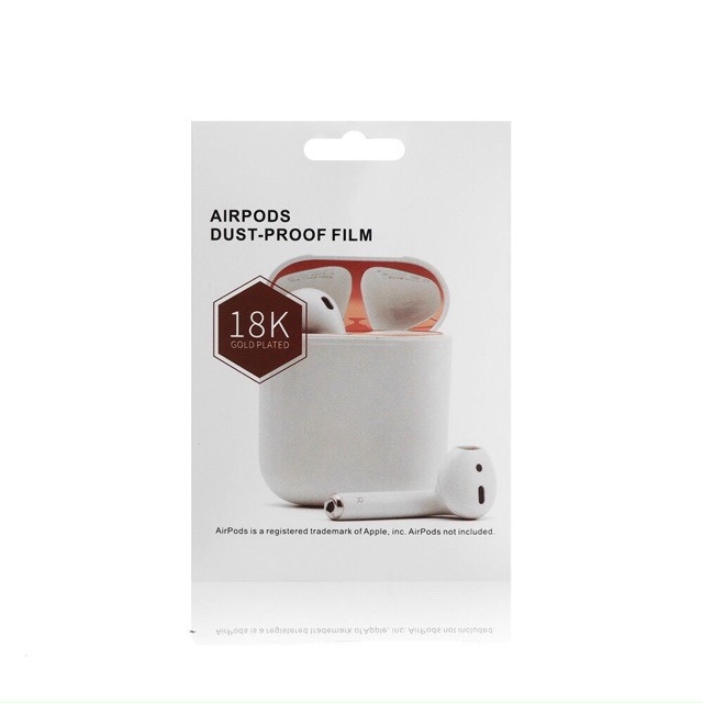 🌵 Miếng Dán Kim Loại Bảo Vệ Hộp Tai Nghe Airpods 1/2 - Pro 🌵 | BigBuy360 - bigbuy360.vn