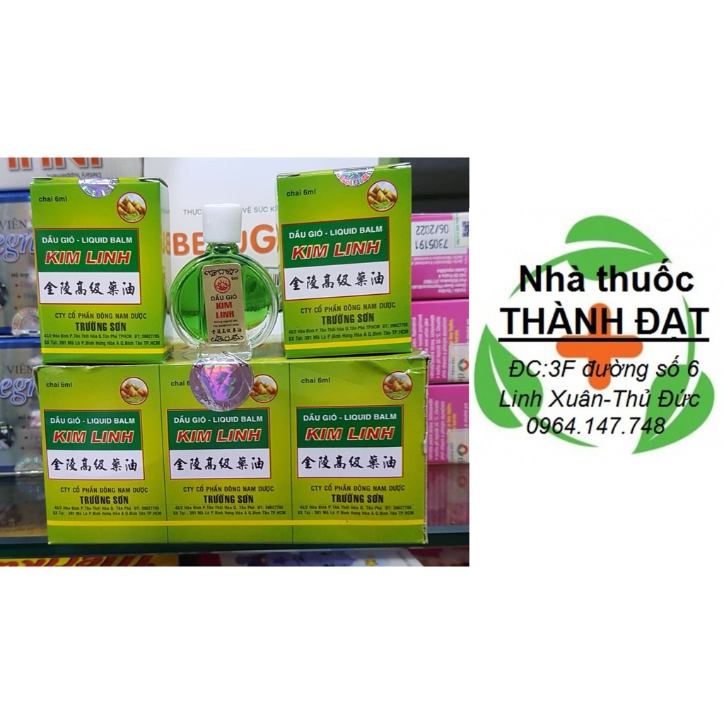 dầu gió kim linh 1 chai 6ml