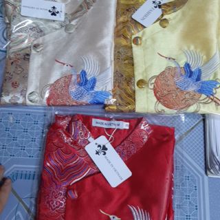 Áo dài gấm hạc