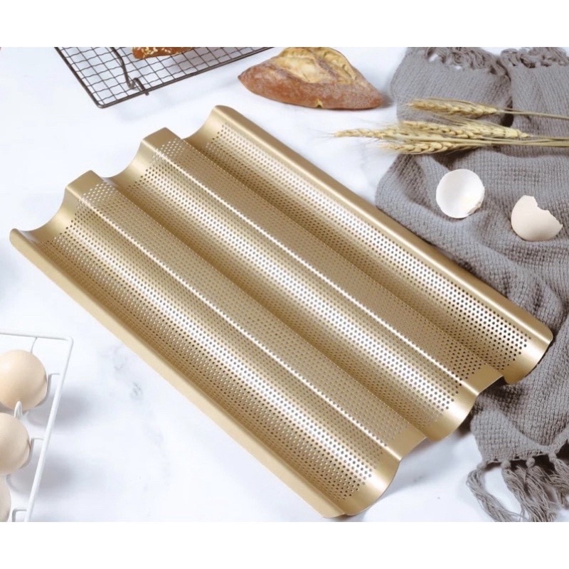 Khay nướng bánh mì lượn sóng cao cấp UNIBAKER