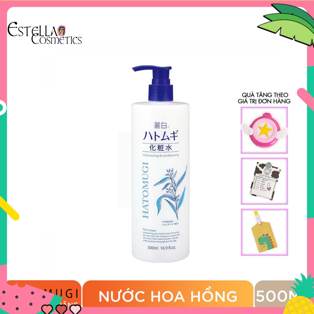 Nước Hoa Hồng Ý Dĩ Hatomugi Lotion 500ml