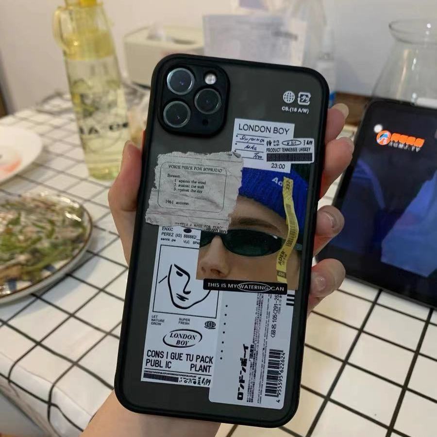 Ốp Điện Thoại Hình Cô Gái/Cậu Bé Cho Iphone 13 12 11 Pro Max 13 12 Mini X XS Max XR 6