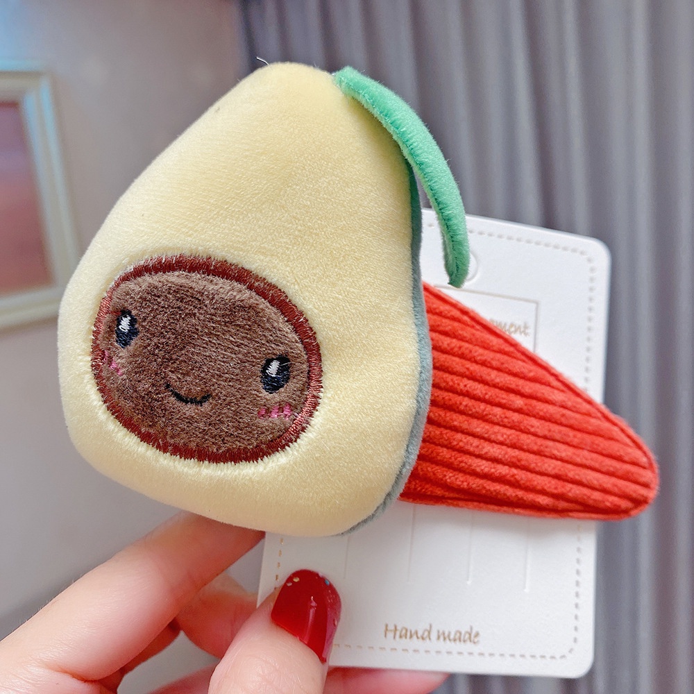 Kẹp tóc hình động vật/trái cây phong cách hàn quốc thời trang dễ thương đáng yêu