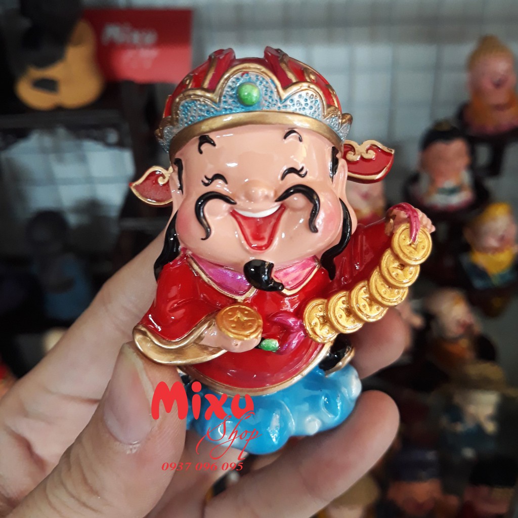 BỘ 05 TƯỢNG CHIBI THẦN TÀI 7.5CM