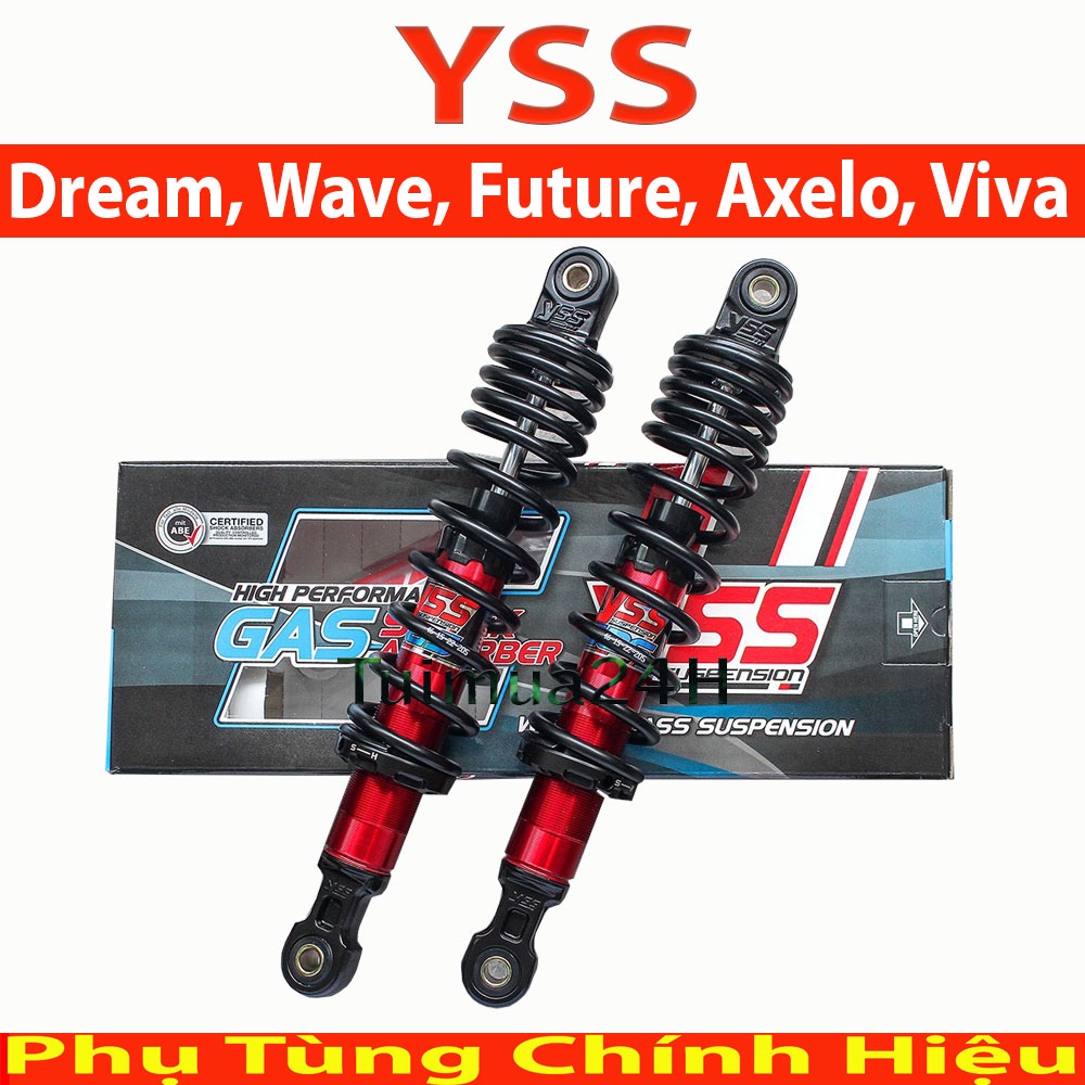 Phuộc YSS xe Dream, Wave, Future, Axelo, Viva, RS, Future125 Thái Lan