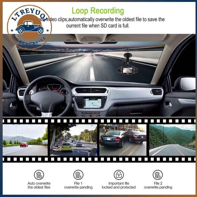 Máy ghi hình kỹ thuật số DVR R310 2 ống kính tích hợp cảm biến G/loa/mic cho xe hơi | BigBuy360 - bigbuy360.vn