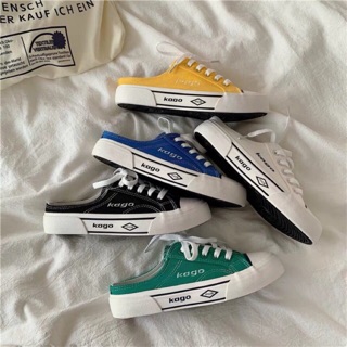 Giày không gót chữ ulzzang