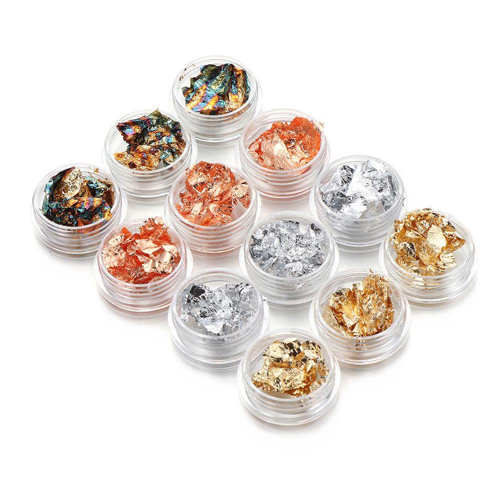 Set 12 Dụng Cụ 12 Món Chuyên Dụng Chất Lượng Cao|Khuôn Làm Đồ Trang Sức Hình Chiếc Lá Bằng Nhựa Resin Lấp Lánh DIY