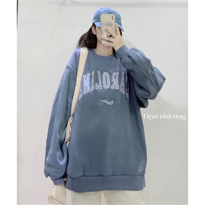 [Mã 12FASHIONSALE1 giảm 10K đơn 50K] áo sweater nỉ bông dáng rộng | WebRaoVat - webraovat.net.vn