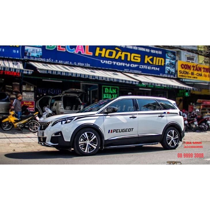 Bộ tem dán thân xe Peugeot dành cho xe Peugeot 3008 và Peugeot 5008