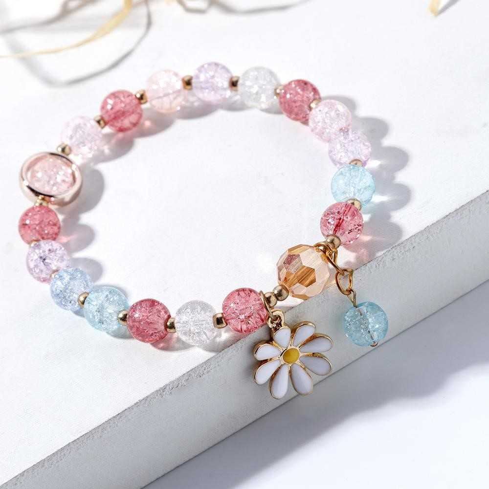 Vòng Tay Mặt Hoa Hướng Dương Đính Đá Thời Trang