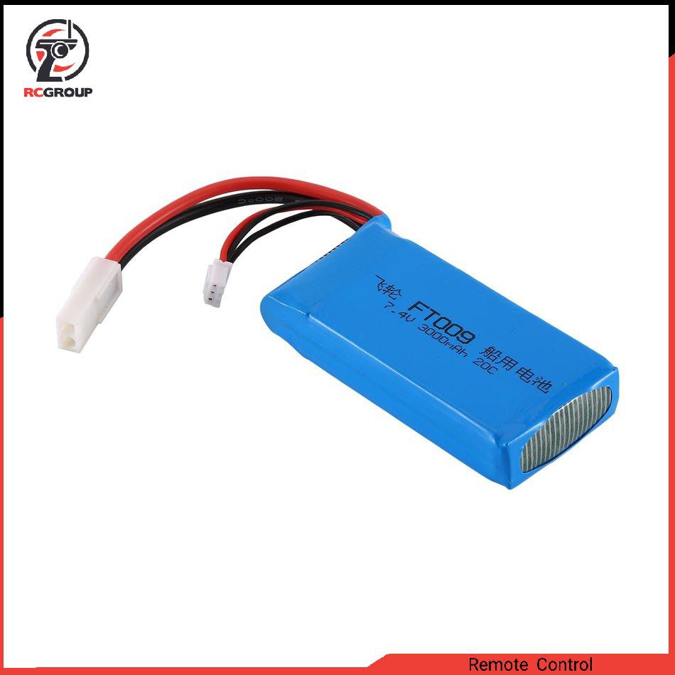 RC Pin Sạc Lipo-Battey 3000mah 7.4v 20c 2s 2p Ft009 Cho Đồ Chơi Điều Khiển Từ Xa