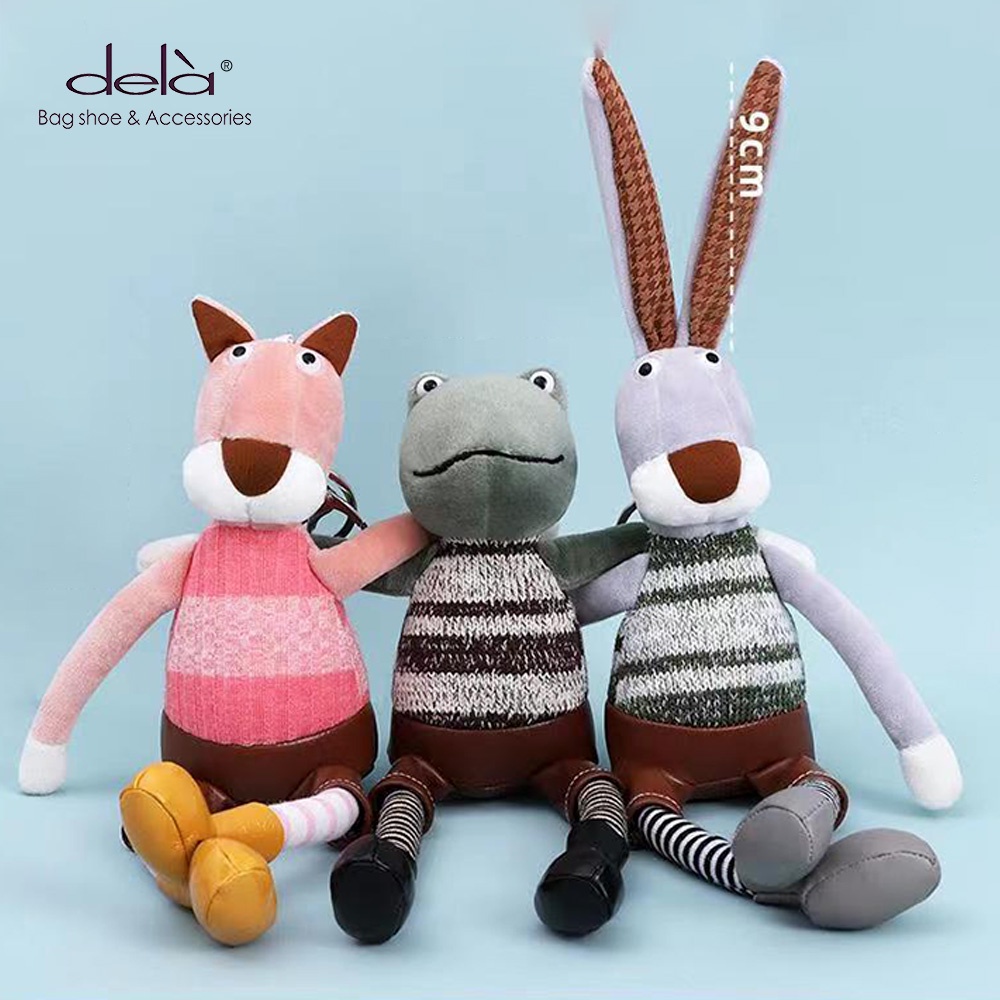 Dela Phụ Kiện Móc Khóa Hình Thỏ Dễ Thương Xinh Xắn