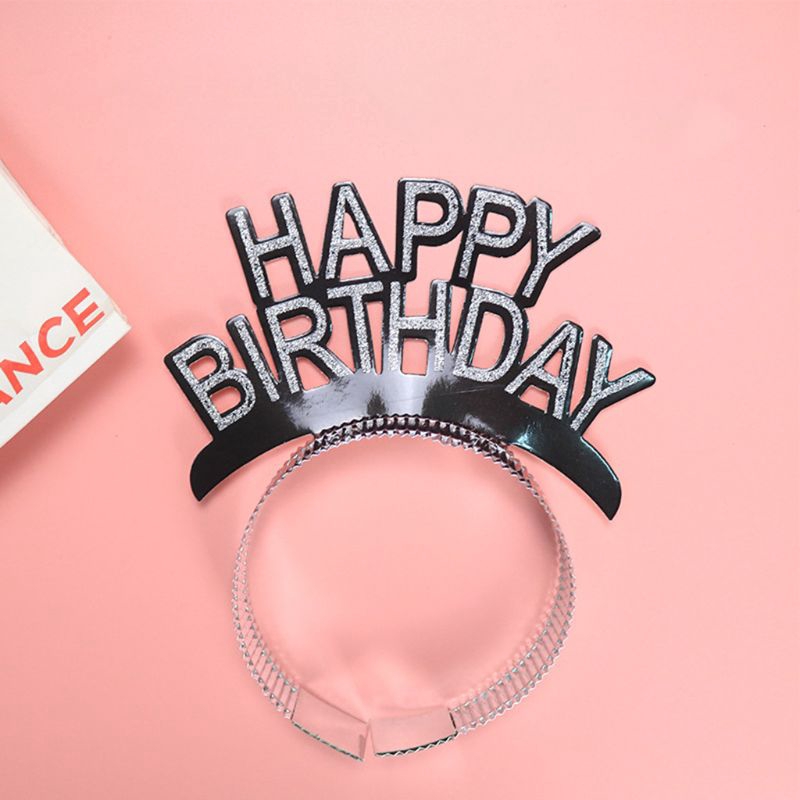 Vòng cài tóc bằng giấy trang trí tiệc sinh nhật cho bé và người lớn