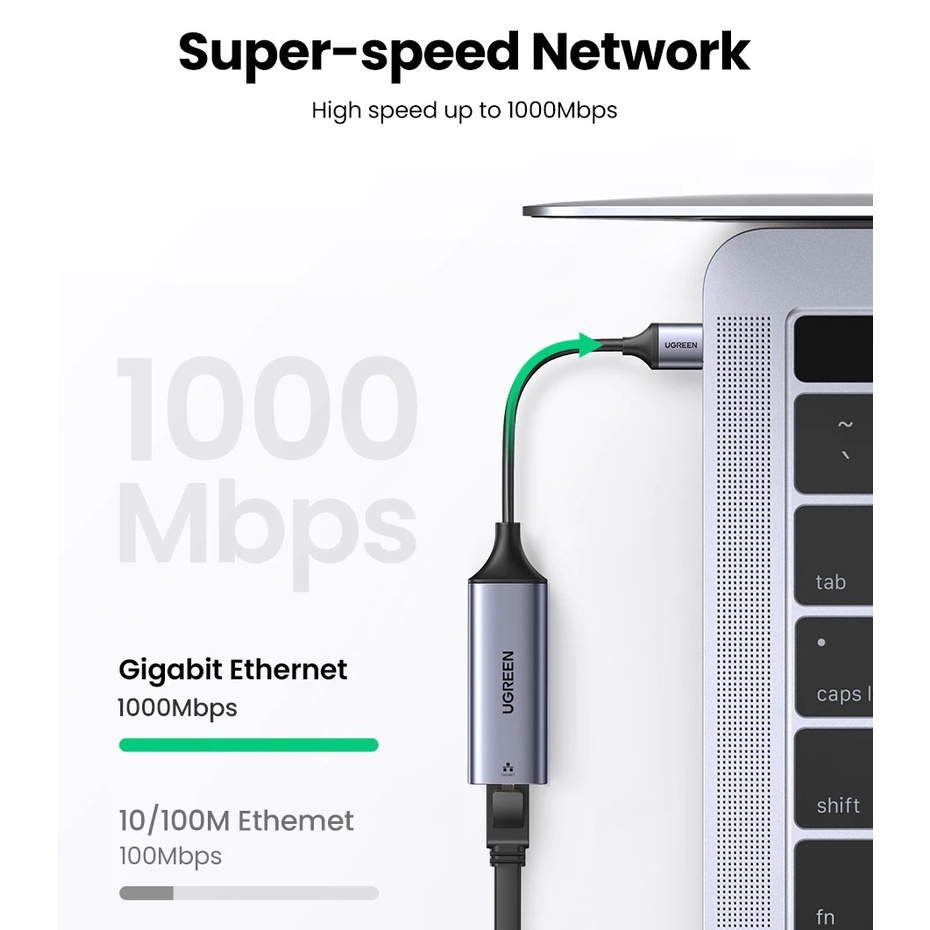 Bộ chuyển USB ra LAN UGREEN Chính Hãng - CR110 / CR111 / CM209