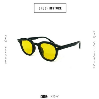 Kính râm gọng tròn mắt nhiều màu