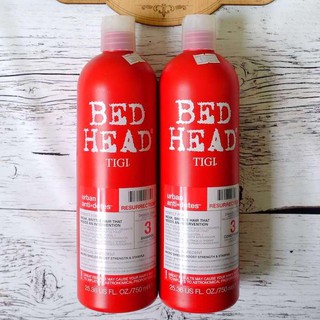 Combo Dầu Gội + Xả TIGI Đỏ 750ml