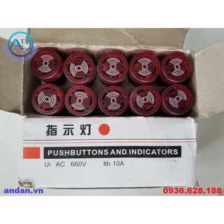 Đèn báo có còi, còi cảnh báo phi 22, đèn báo nguồn có còi ad16-22sm