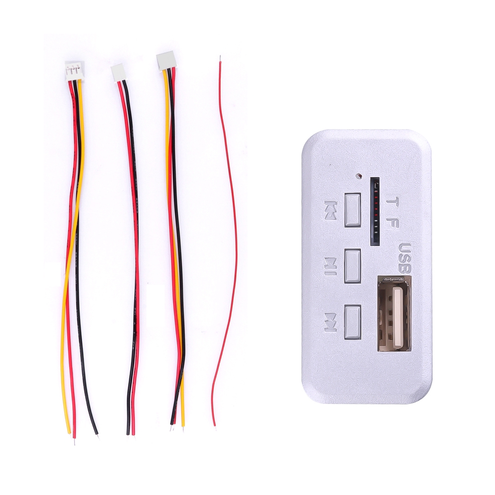 Bảng giải mã 5V 12V MP3 WMA FM Radio TF USB 3.5mm cho ô tô
