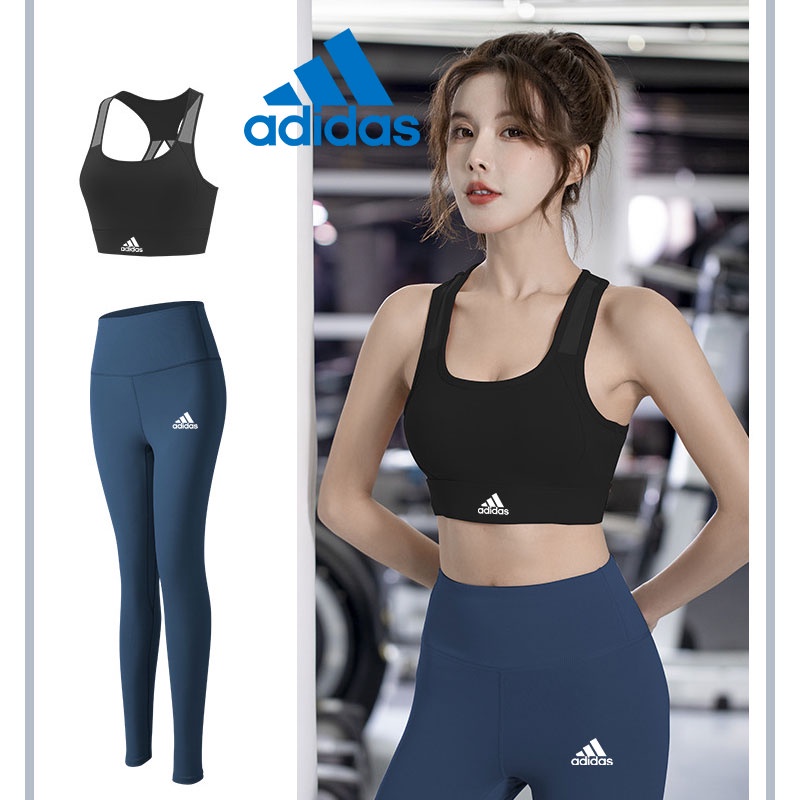 Adidas Set Đồ TậP GồM 2 Món GồM Bra + ÁO Bra + QuầN TậP Thể Thao