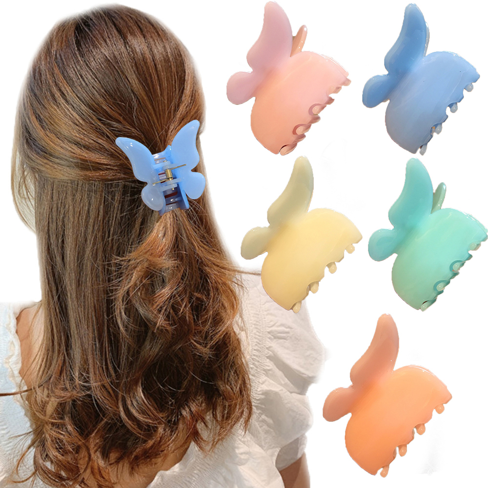 Kẹp tóc càng cua nhiều màu sắc thiết kế thời trang cho nữ