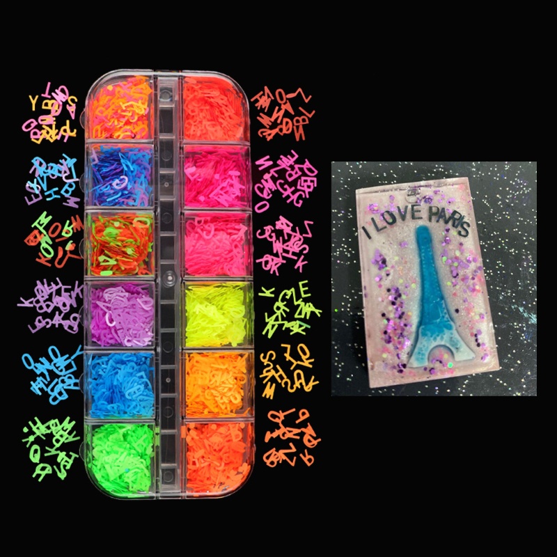 Hộp Kim Tuyến 3D Lấp Lánh Chuyên Dụng Trang Trí Móng Nghệ Thuật