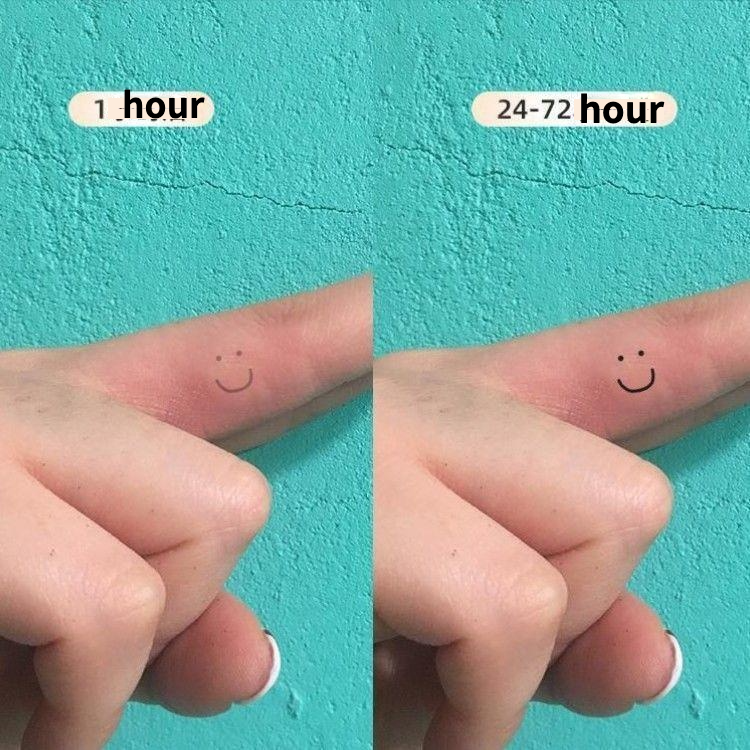 Hình xăm dán tạm thời sử dụng đơn giản tiện lợi