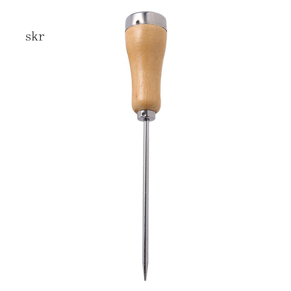 Dụng Cụ Nghiền Đá Bằng Thép Không Gỉ Tay Cầm Gỗ