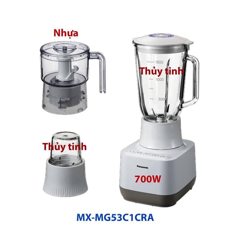 Máy xay sinh tố Panasonic MX-MP5151WRA MX-MG5351WRA MX-MG53C1CRA - Hàng chính hãng