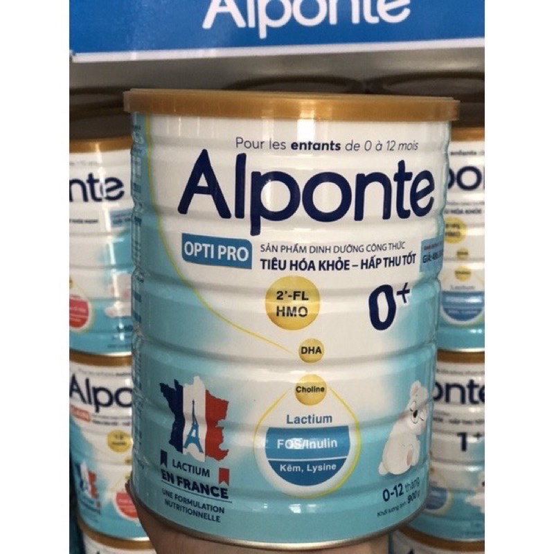 Sữa bột Alponte Optipro 0+ lon 900g