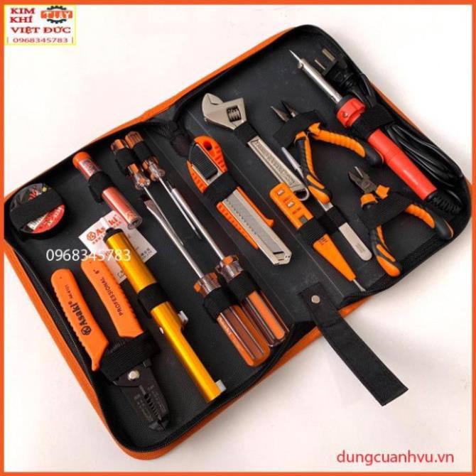 Bộ dụng cụ sửa chữa điện tử đa năng 15 chi tiết Asaki AK-9830