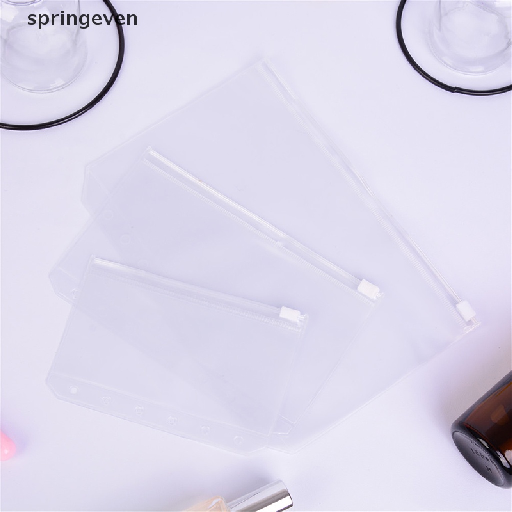 springeven A5/A6/A7 Storage Bag School Office Supply Loose sheet zipper Self-sealing File RFT