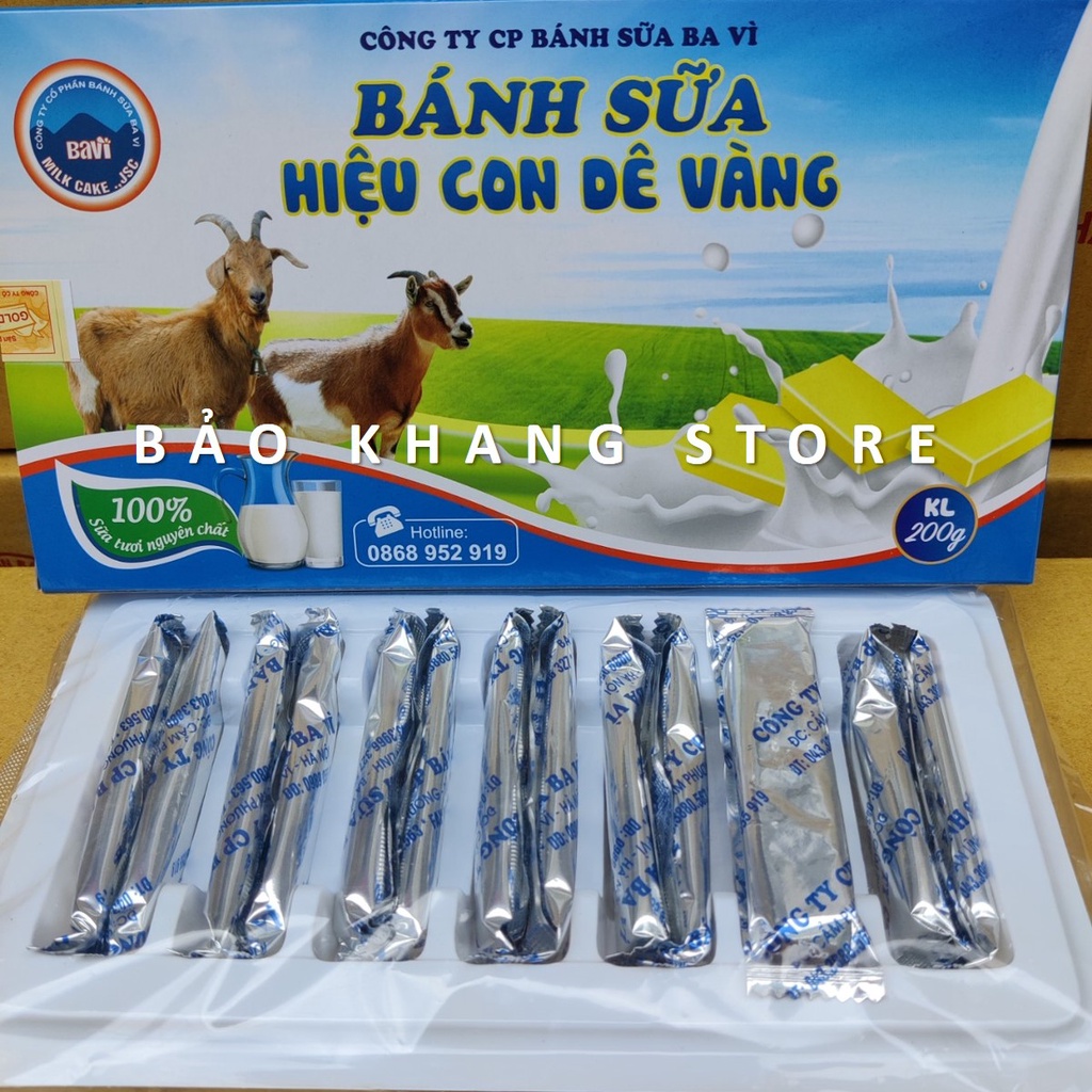 Bánh Sữa Con Dê Vàng Ba Vì 200g