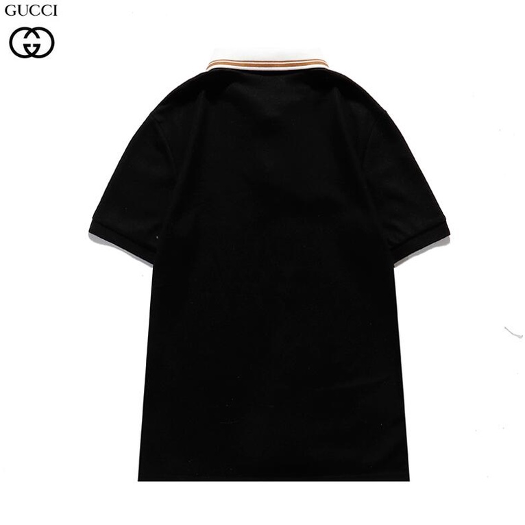 Áo Thun Polo Tay Ngắn Chất Liệu Cotton Thêu Hoạ Tiết Gucci Thời Trang Dành Cho Nam Và Nữ | BigBuy360 - bigbuy360.vn