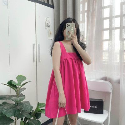 Váy Áo Nữ 2 Dây Bản To - Dáng Ngắn Gợi Cảm