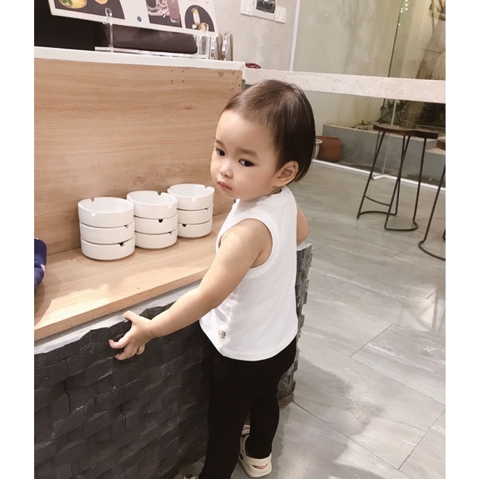 Áo Ba Lỗ Thun Lạnh Co Giãn cho bé gái 8-28kg